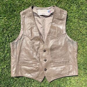 Schott NYC | Jackets & Coats | Durojac Leather Vest | Poshmark